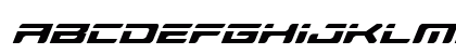 Race Pod Italic Regular Uppercase Preview