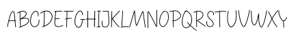 THIN NIGHT Regular Uppercase Preview