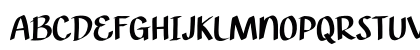 Terneuzen Regular Uppercase Preview