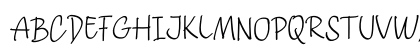 Unpackhand Regular Uppercase Preview