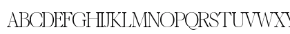Upstair Serif Regular Uppercase Preview