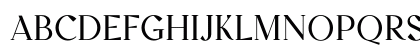 Zindora Regular Uppercase Preview
