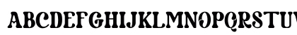 Toasty Curve Regular Uppercase Preview
