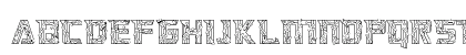 Turbo Type One Regular Uppercase Preview
