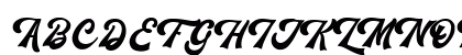 Twilight Luminance Free Regular Uppercase Preview