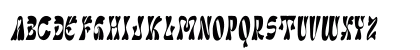 Twist Love Slant Regular Uppercase Preview