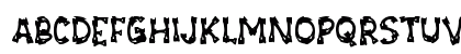 Wadoh Regular Uppercase Preview