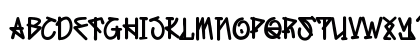 Waxioze Regular Uppercase Preview