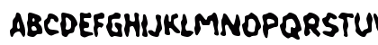 Yabehango Regular Uppercase Preview