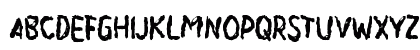 Yabelagi Regular Uppercase Preview