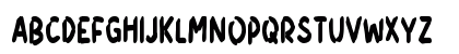 Yabemoz Regular Uppercase Preview