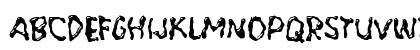 Yabeno Regular Uppercase Preview