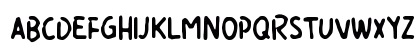 Yabounte Regular Uppercase Preview