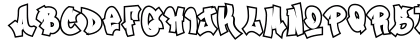 Zero Blast Outline Outline Uppercase Preview