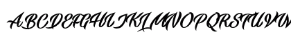 Dattacle Black PERSONAL USE Regular Uppercase Preview