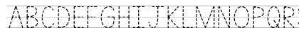 KG Teacher Created Dash Lined Regular Uppercase Preview