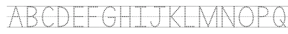 KG Teacher Created Dot Lined Regular Uppercase Preview