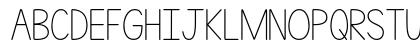 KG Teacher Created Thinner Regular Uppercase Preview