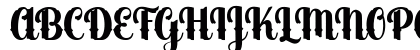 Blackblink Regular Uppercase Preview