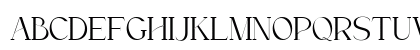 HEVERLY Regular Uppercase Preview