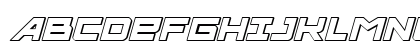 Ace of Swords 3D Italic Regular Uppercase Preview