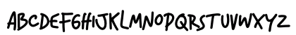 Bouncy Scriber DEMO Regular Uppercase Preview