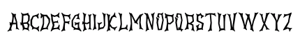 Ghostly Guffaws Regular Uppercase Preview