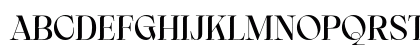 Gloria Rocha Regular Uppercase Preview