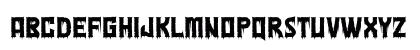 Macabre Night Regular Uppercase Preview