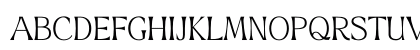 Millesa Regular Uppercase Preview