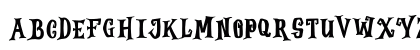 NIGHTMARE Regular Uppercase Preview