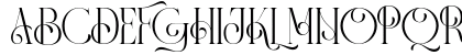 Panorama Ligatures Demo Regular Uppercase Preview