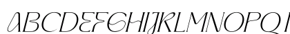 TAREKAH Italic Uppercase Preview