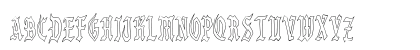 Vampiro Gótico Outline Regular Uppercase Preview