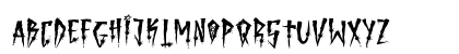 Brutal Brushstrokes Four Regular Uppercase Preview