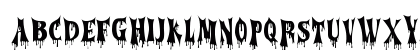 Cursed Gothic Drop Regular Uppercase Preview