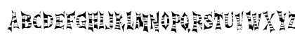 Cursed Gothic Mummy Regular Uppercase Preview