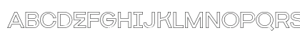 Getboreg Hollow Regular Uppercase Preview