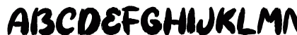 Ghost Bomber Regular Uppercase Preview