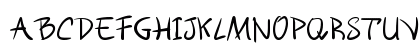 Metal rocker Regular Uppercase Preview