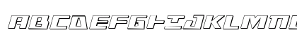Yamato Class 3D Italic Regular Uppercase Preview