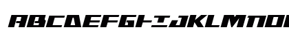 Yamato Class Bold Italic Regular Uppercase Preview