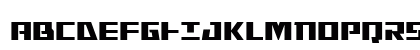 Yamato Class Condensed Regular Uppercase Preview