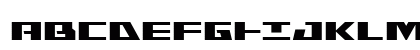 Yamato Class Expanded Regular Uppercase Preview