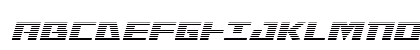Yamato Class Gradient Italic Regular Uppercase Preview