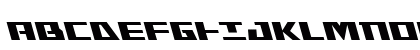 Yamato Class Leftalic Regular Uppercase Preview