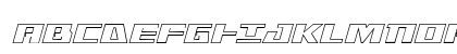 Yamato Class Outline Italic Regular Uppercase Preview