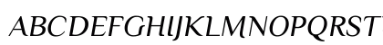 Philosopher Italic Uppercase Preview