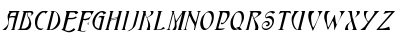 HardinCapsWide Italic Font