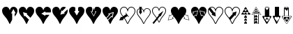 Hearts n Arrows Normal Font